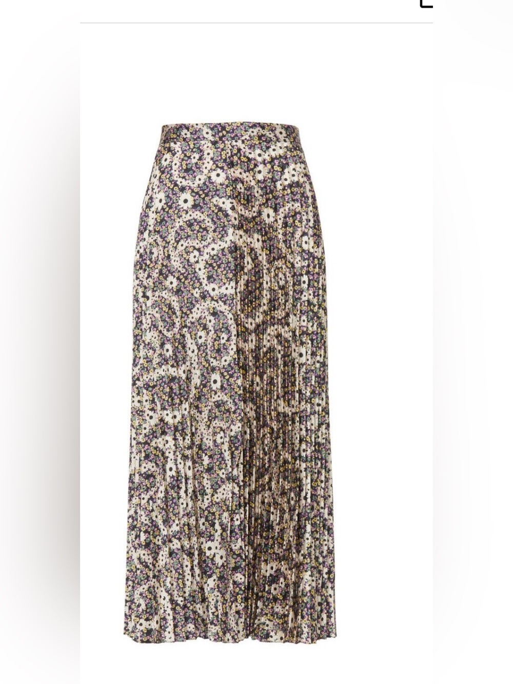 Sandro micro pleat midi skirt fr 34/US 0